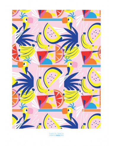 Poster enfant,Kit 4 affiches - Pioupiou Fruit Poster enfant,Kit 4 affiches - Pioupiou Fruit