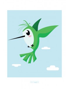 Poster enfant,Kit 2 affiches - Pioupiou Nuages 2