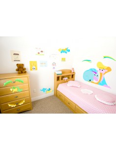 Stickers Féerie & Princesse,Stickers Enfant: Elements licorne 2