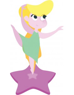 Stickers Féerie & Princesse,Stickers Enfant: Danseuse etoile