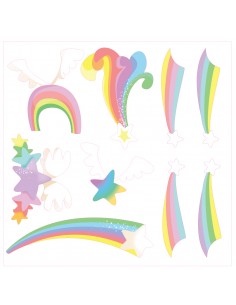 Stickers Féerie & Princesse,Stickers Frise: Etoiles filantes