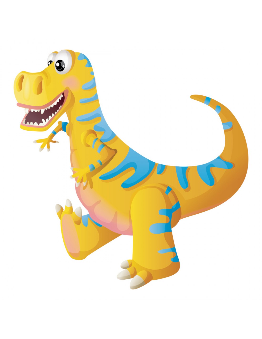 Sticker enfant dinosaure : Théodore le T-Rex