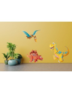 Stickers Dinosaures,Sticker enfant dinosaure: Piero le 2