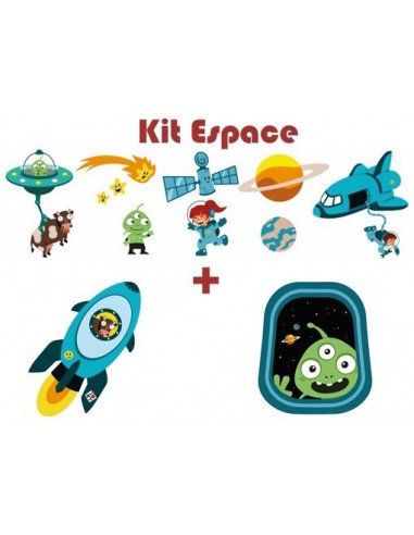 Stickers Espace,Kit Stickers: Espace