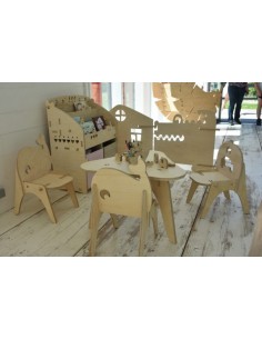 Tables- Chaises & Bureaux,Table et 3 chaises enfant