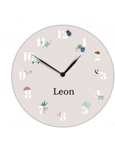 Tous nos produits,Horloge enfant prénom: div