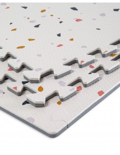 Tous nos produits,Tapis De Jeu Enfant Puzzle Terrazzo Rose 2