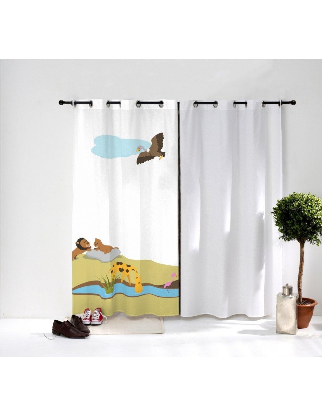 Rideau Enfant Savane Aigle