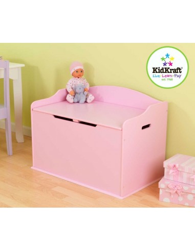 Coffre à jouets Enfant rose