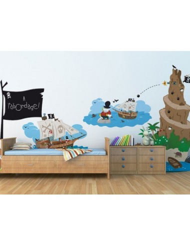 Stickers Pirates,Sticker Paysage Pirate Stickers Pirates,Sticker Paysage Pirate