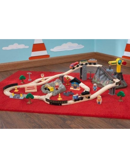 Table de jeux d'activités,Circuit train Top Construction