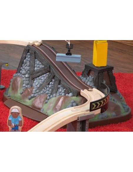 Table de jeux d'activités,Circuit train Top Construction