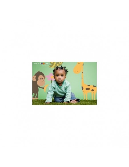 Stickers Jungle & Savane,Stickers bébé: Grande frise savane