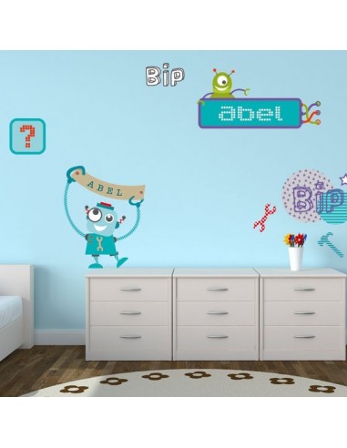 Stickers Robot,Sticker Prénom à personnaliser: Extra robot Stickers Robot,Sticker Prénom à personnaliser: Extra robot