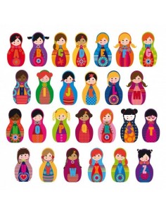 Stickers Prénom,Sticker Prénom personnaliser: Poupée version 2 2