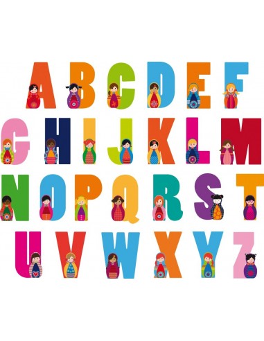 Stickers Prénom,Sticker Prénom personnaliser: Poupée version 1 Stickers Prénom,Sticker Prénom personnaliser: Poupée version 1