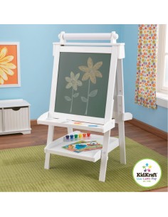 Table de jeux d'activités,Chevalet en bois blanc