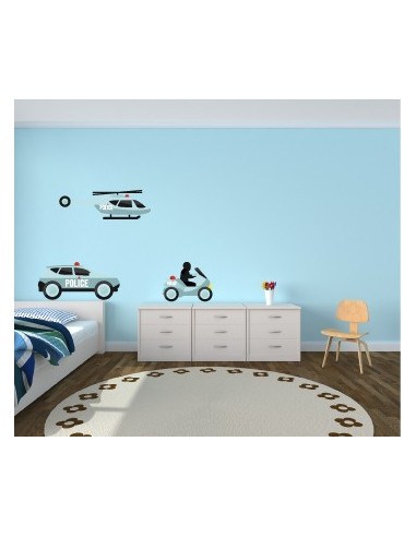 Stickers Police,Stickers enfant: Hélico Police Stickers Police,Stickers enfant: Hélico Police