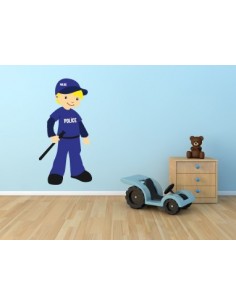 Stickers Police,Sticker enfant: Policier 2