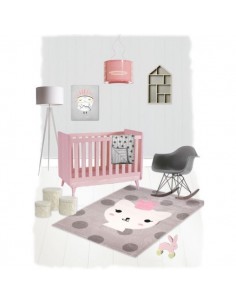 Tapis animaux,Tapis enfant fille: Lola Polka 2