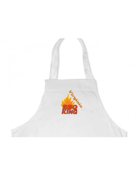 Veste & Tablier personnalisé,Tablier " BBQ King"