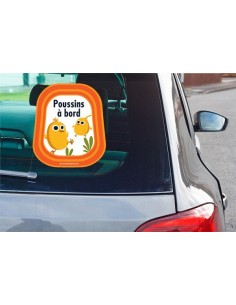 Stickers Bébé à Bord,Bébé a bord Poussins 2