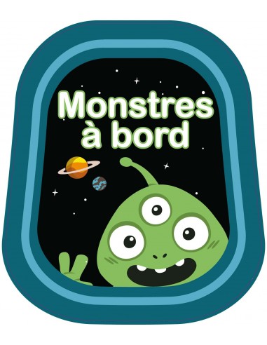 Stickers Bébé à Bord,Bébé à bord: Monstres