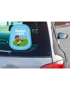 Stickers Bébé à Bord,Bébé à bord: Champion de Foot 2