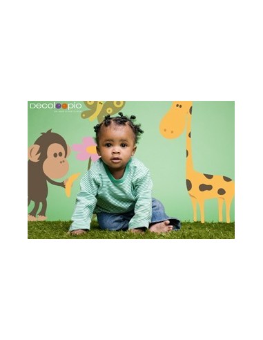 Stickers Bébé,Sticker Enfant: Les Singes de la Savane Stickers Bébé,Sticker Enfant: Les Singes de la Savane