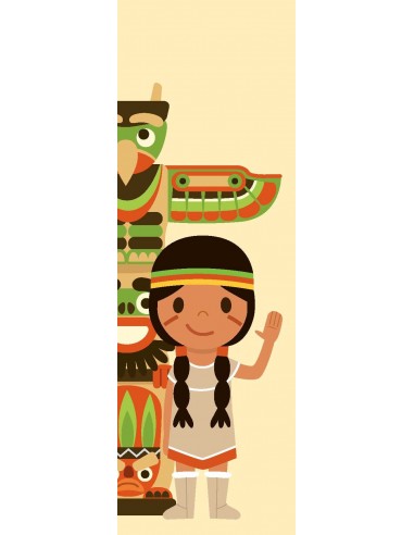 Tableau Deco Bebe Indienne