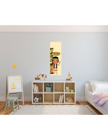 Tableau Deco Bebe Indienne