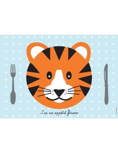 Set de table,Set De Table Enfant: Tigre