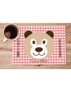 Set de table,Set De Table Enfant: Ours 2