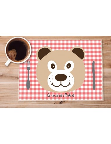 Set de table,Set De Table Enfant: Ours Set de table,Set De Table Enfant: Ours