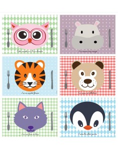 Set de table,Kit sets de table: Animaux