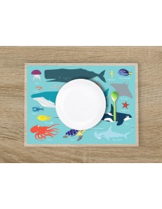 Set de table,Set De Table Enfant: Océan 2