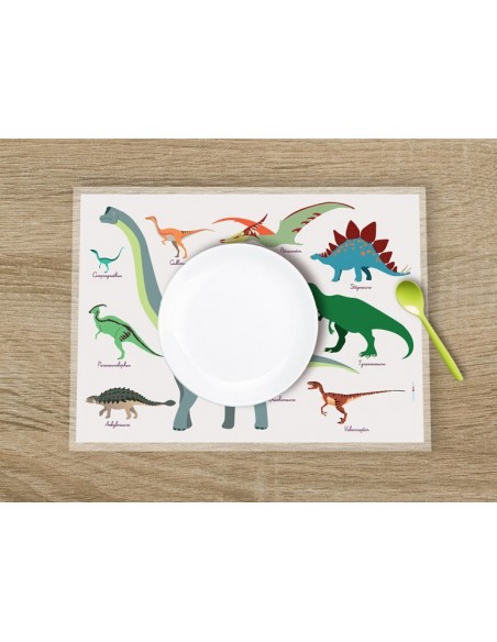 Set de table,Set De Table Enfant: Dinosaures