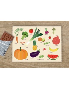 Set de table,Set De Table Enfant: Fruits et légumes 2