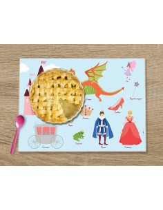 Set de table,Set De Table Enfant: Princesse 2