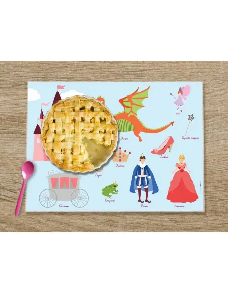 Set de table,Set De Table Enfant: Princesse