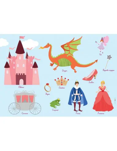 Set de table,Set De Table Enfant: Princesse