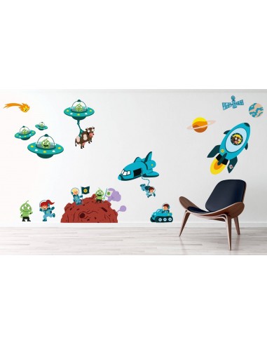 Stickers Espace,sticker garçon: Frise planète Stickers Espace,sticker garçon: Frise planète