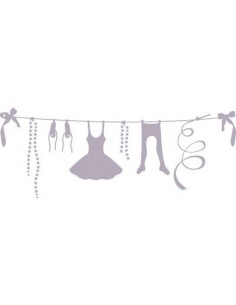 Stickers Danseuse,Stickers fille: Accessoires Danse "Mauve"