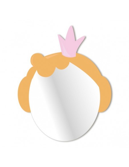 Miroir enfant,Miroir enfant: Tête princesse