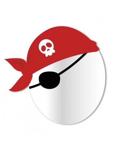 Miroir enfant,Miroir enfant: Tête Pirate