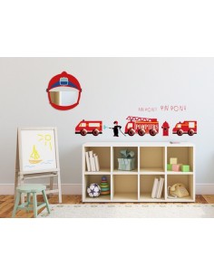 Miroir enfant,Miroir enfant: Tête pompier 2