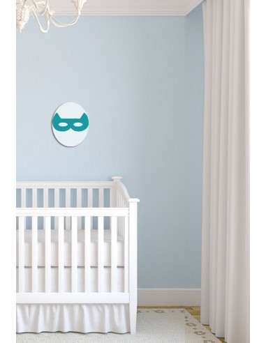 Miroir enfant,Miroir enfant: Masque loup turquoise Miroir enfant,Miroir enfant: Masque loup turquoise