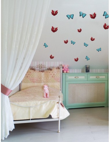 Stickers Frise,Stickers: Les 17 Papillons de la Ferme Stickers Frise,Stickers: Les 17 Papillons de la Ferme