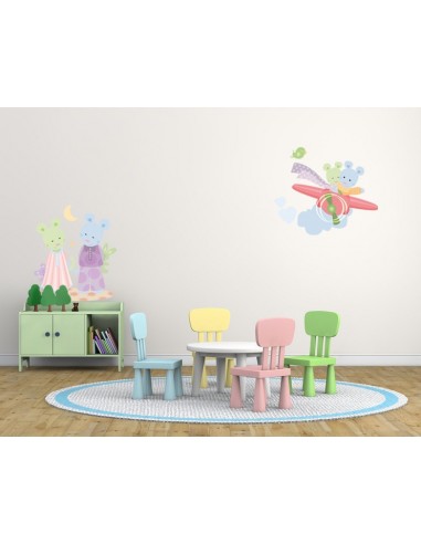 Stickers Nounours Doudous,Sticker Bébé: Doudou Avion Stickers Nounours Doudous,Sticker Bébé: Doudou Avion