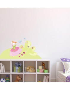 Stickers Fée & Princesse,sticker princesse: paysage princesse 2